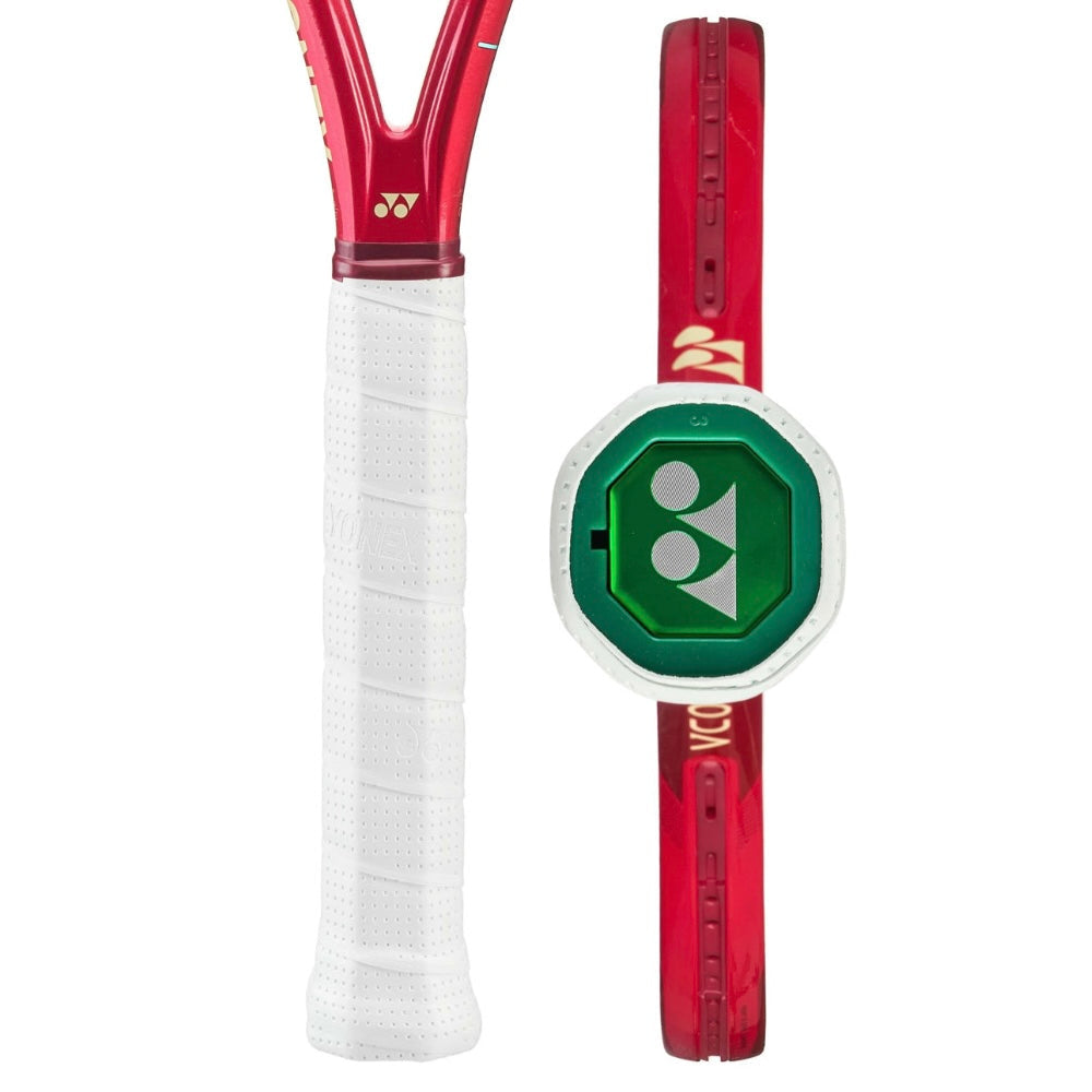 Yonex VCORE 100 (2026) Tennis Racket (Unstrung 300g) (Strung with Gosen G-Spin3 Red @ 52lb)
