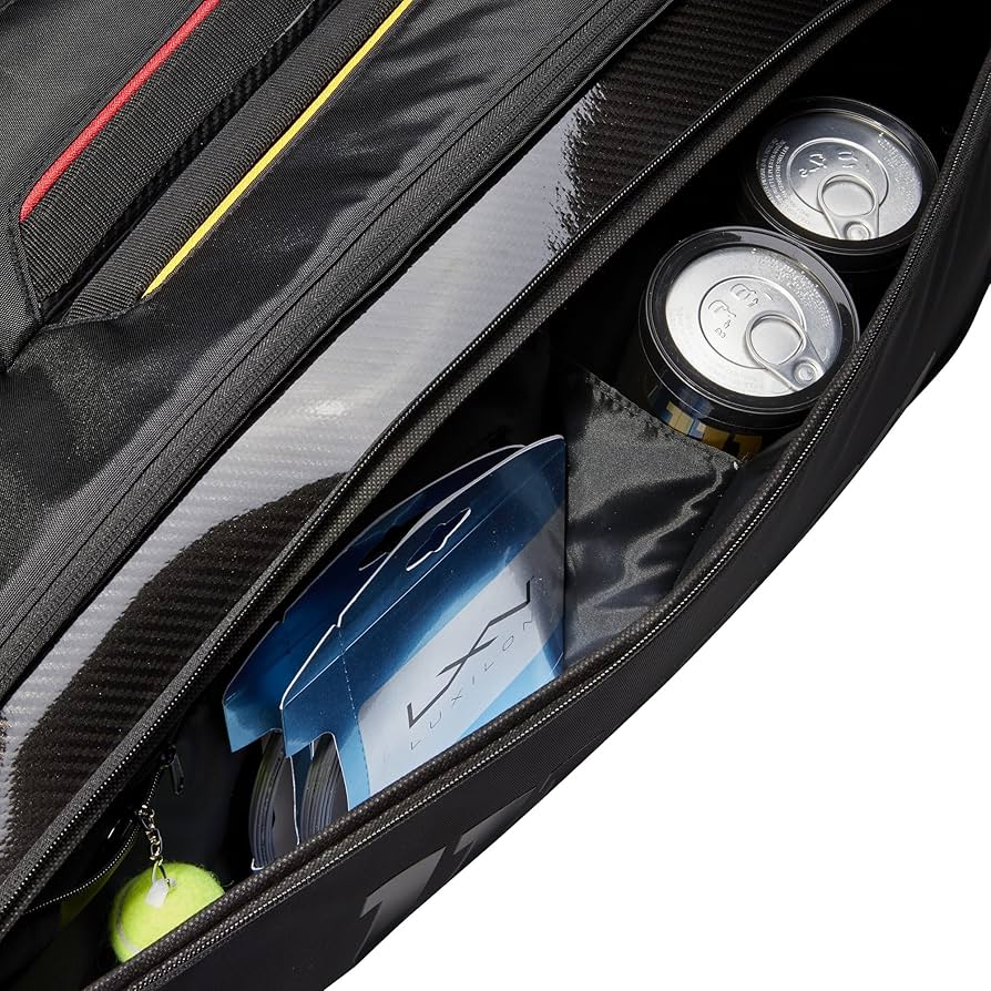Wilson Super Tour (9 Pack) Pro Staff Racket Bag (Black) - 爱游戏体育-爱游戏|爱游戏官方网站