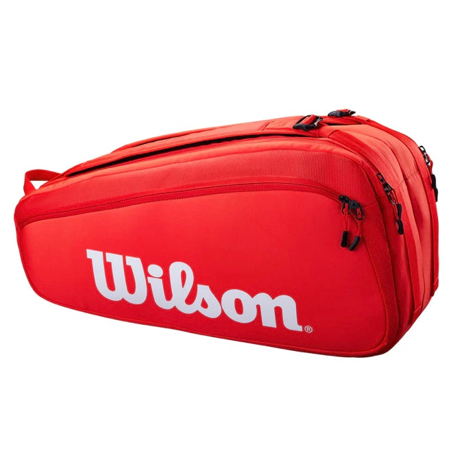 Wilson Super Tour (9 Pack) Pro Red Racket Bag