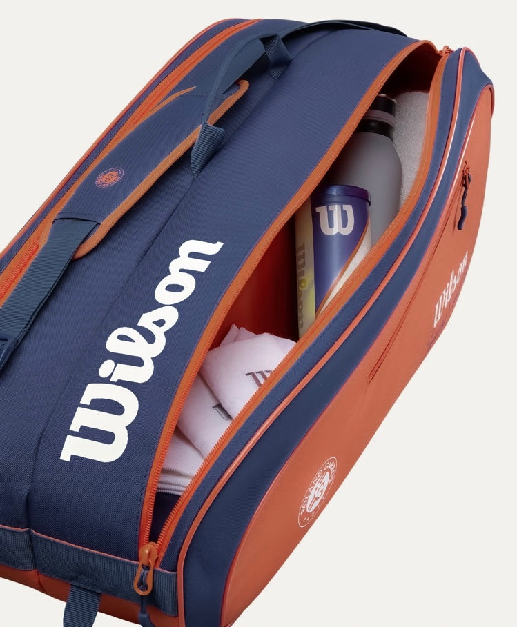 Wilson 2026 Roland Garros Team (6 Pack) Racket Bag (Clay)