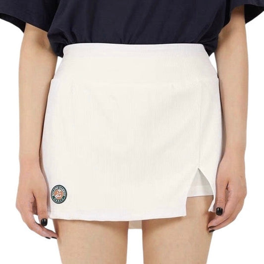 Roland Garros Women’s Logo Skirt (White)