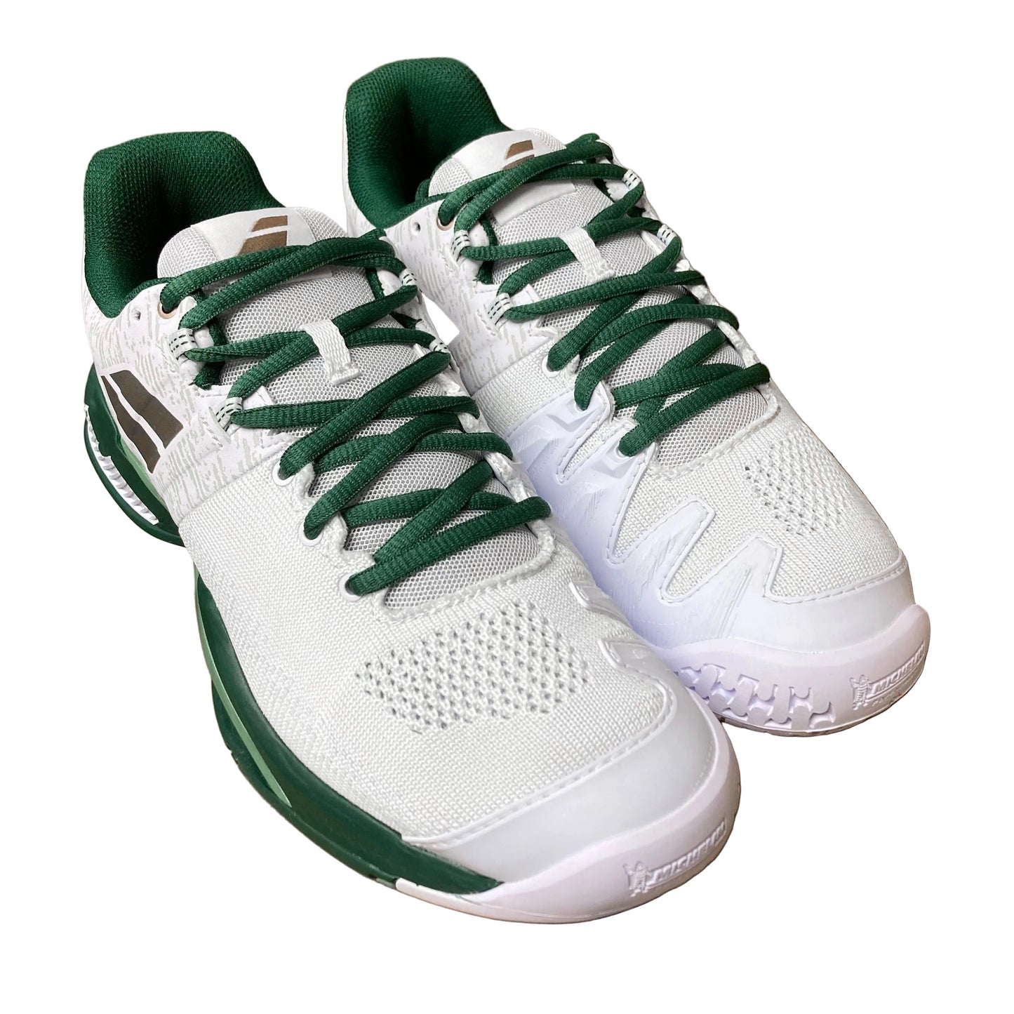 Babolat SMU Propulse Blast All Court Men's Tennis Shoes (White-Dark Green)