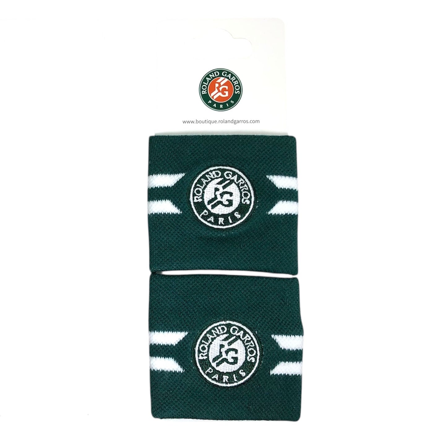Roland Garros Wristbands (Navy / Green) - 爱游戏体育-爱游戏|爱游戏官方网站