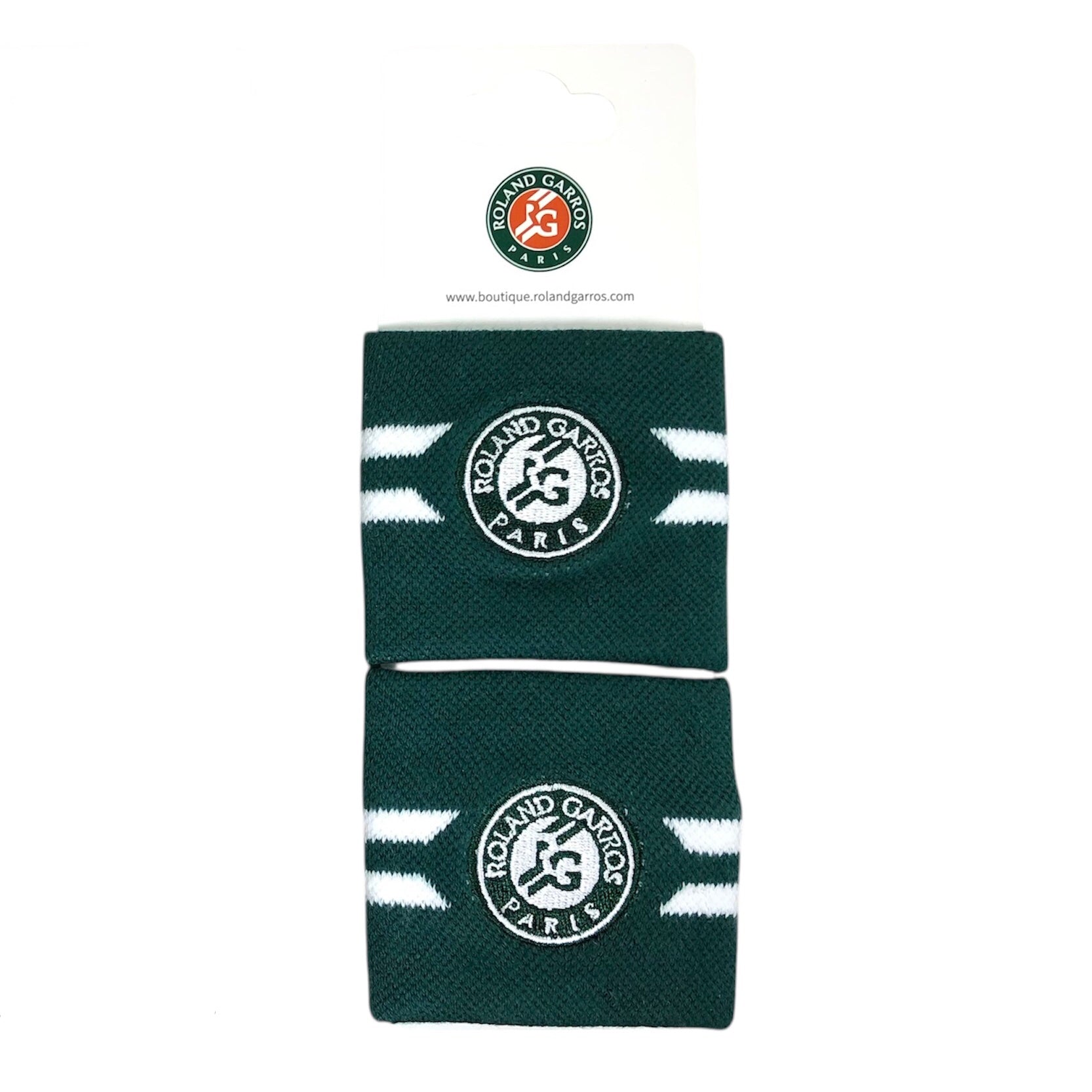 Roland Garros Wristbands (Navy / Green) - 爱游戏体育-爱游戏|爱游戏官方网站
