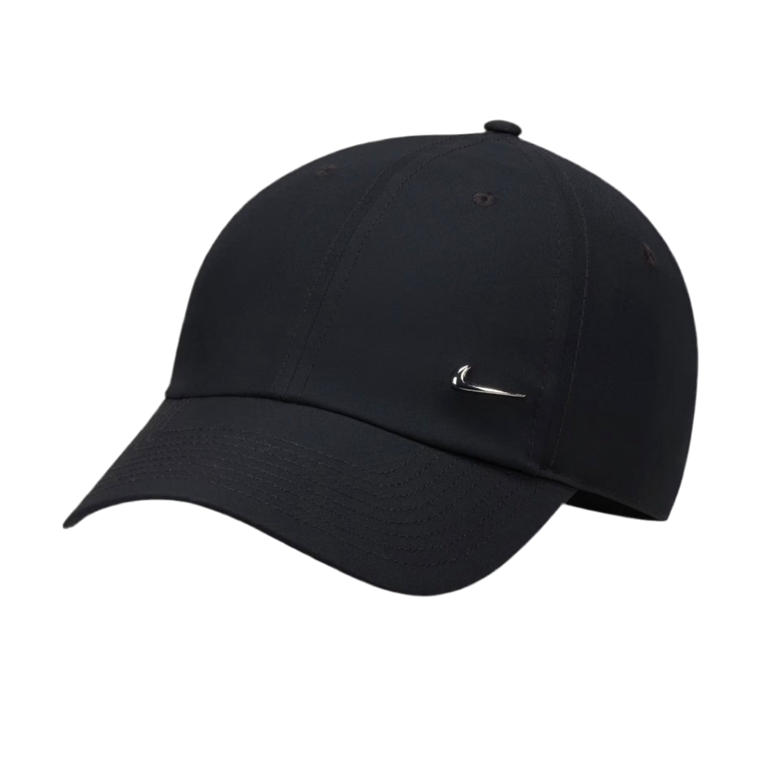 Nike Dri-FIT Club Unstructured Metal Swoosh Cap (Black) - 爱游戏体育-爱游戏|爱游戏官方网站