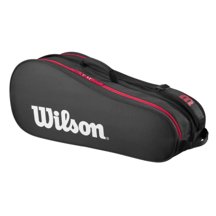 Wilson Advantage (6 Pack) Racket Bag 2025 (Black-Red)