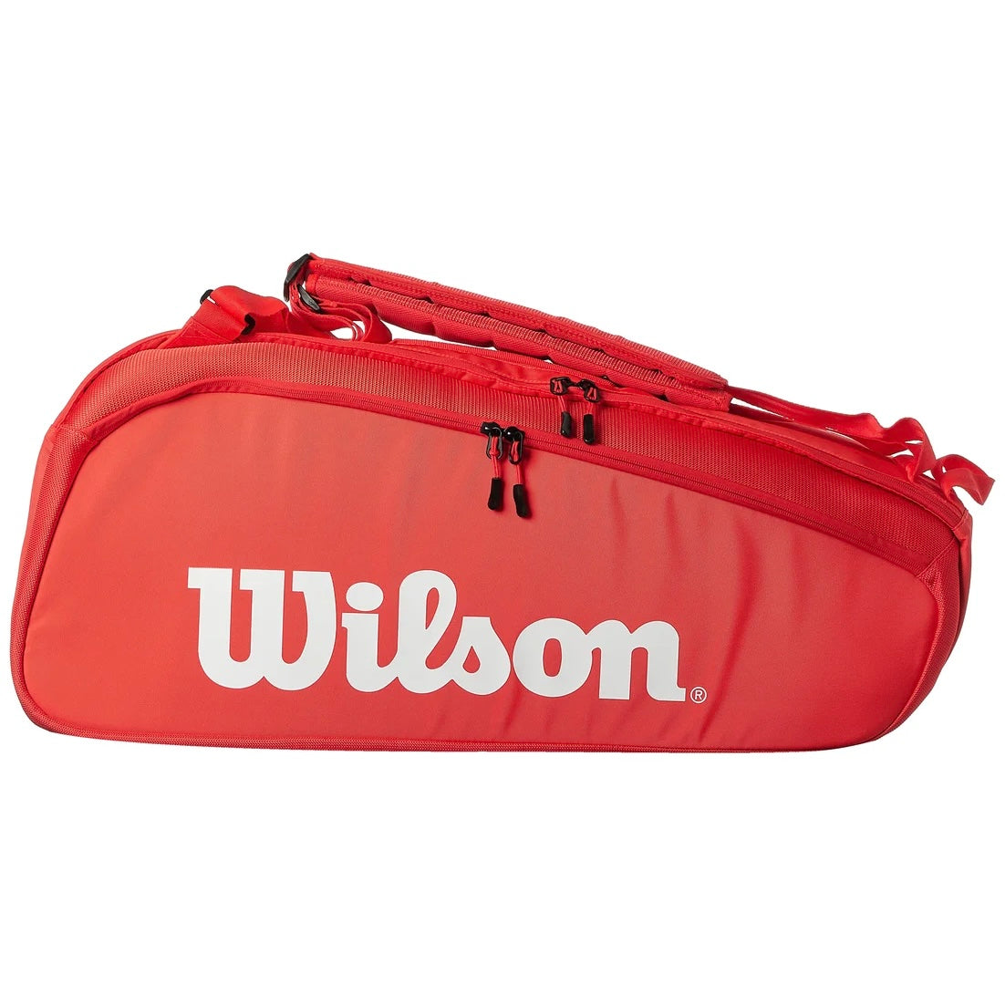 Wilson Super Tour (6 Pack) Racket Bag (Red) - 爱游戏体育-爱游戏|爱游戏官方网站
