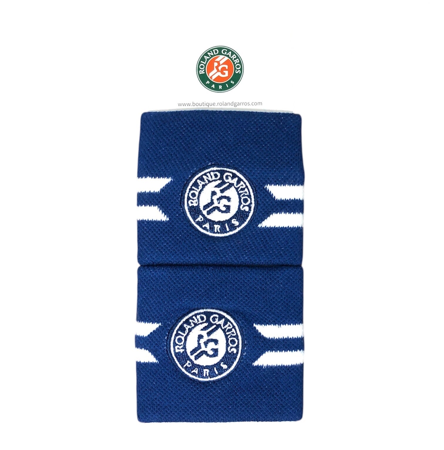 Roland Garros Wristbands (Navy / Green) - 爱游戏体育-爱游戏|爱游戏官方网站