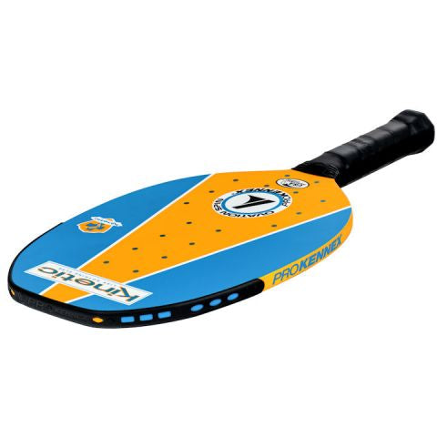 ProKennex Ovation Spin Pickleball Paddle (Blue-Yellow) - 爱游戏体育-爱游戏|爱游戏官方网站