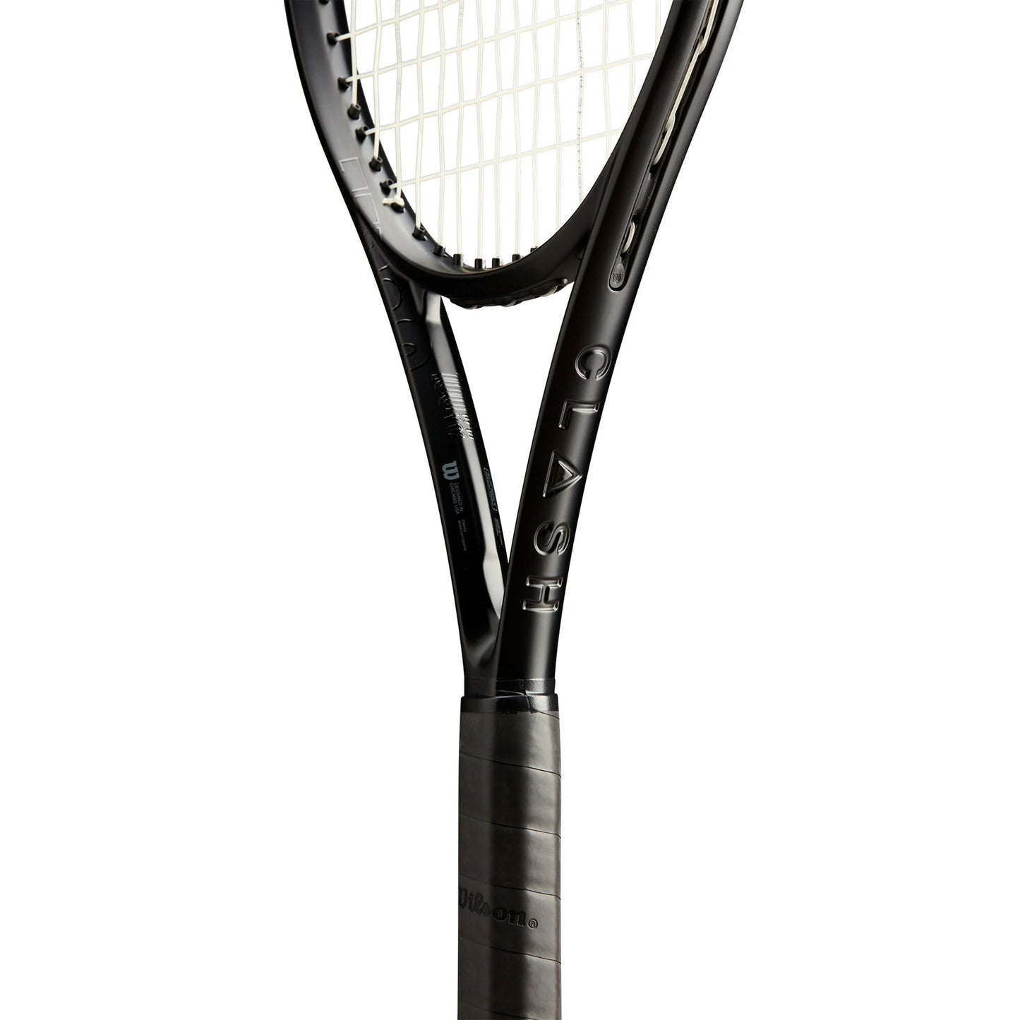 Wilson Clash 100 v2 Noir Limited Edition Tennis Racket (295g) (Unstrung) - 爱游戏体育-爱游戏|爱游戏官方网站