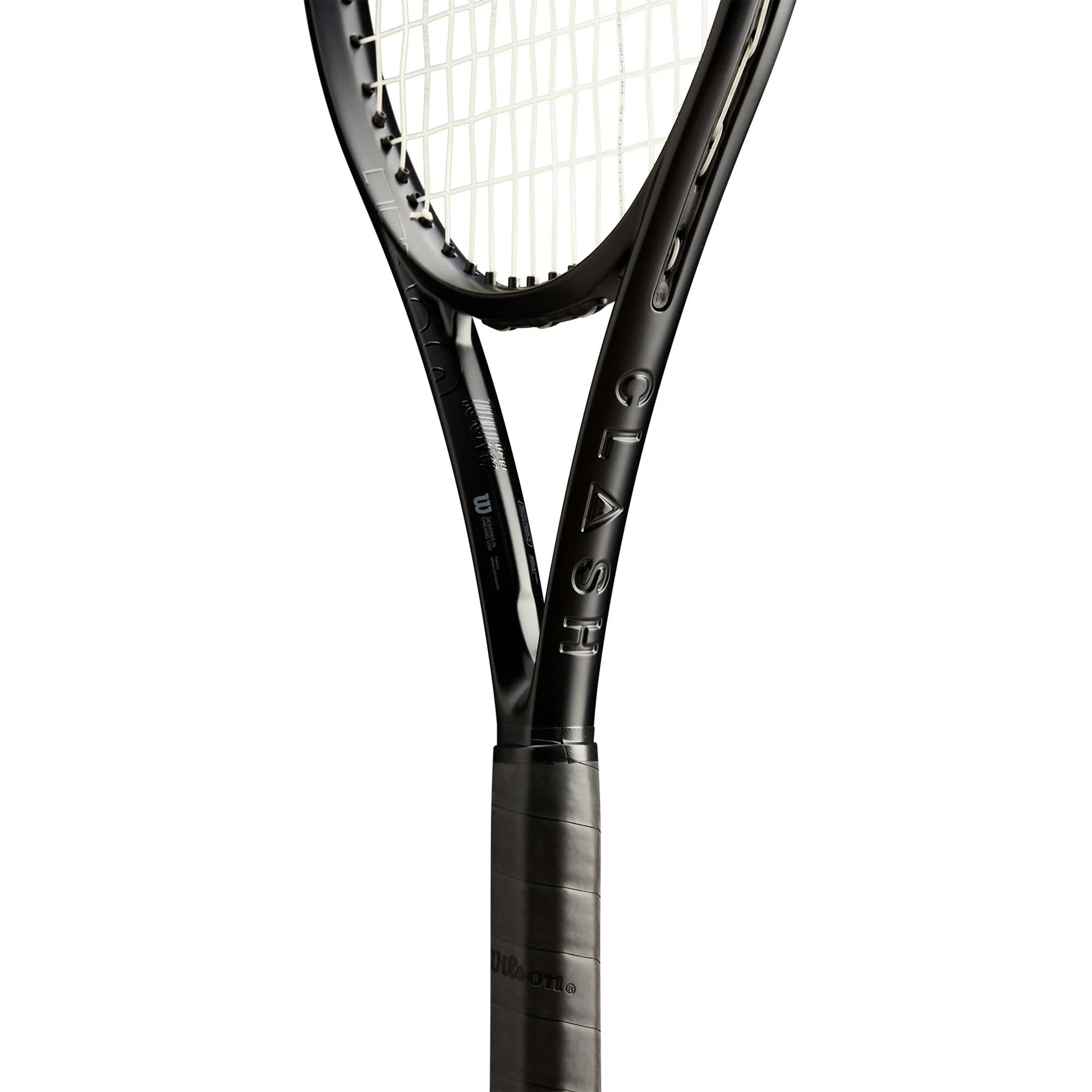 Wilson Clash 100 v2 Noir Limited Edition Tennis Racket (295g) (Unstrung) - 爱游戏体育-爱游戏|爱游戏官方网站
