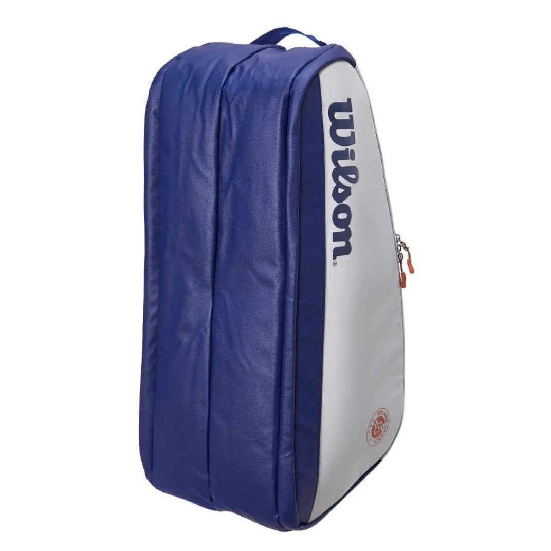 Wilson Roland Garros Premium (9 Pack) Racket Bag (Oyster-Navy) - 爱游戏体育-爱游戏|爱游戏官方网站