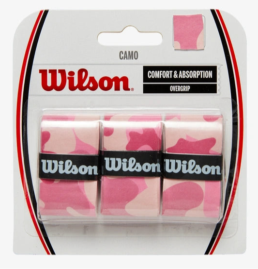 Wilson Camo Pink Overgrip (3 pieces) - 爱游戏体育-爱游戏|爱游戏官方网站