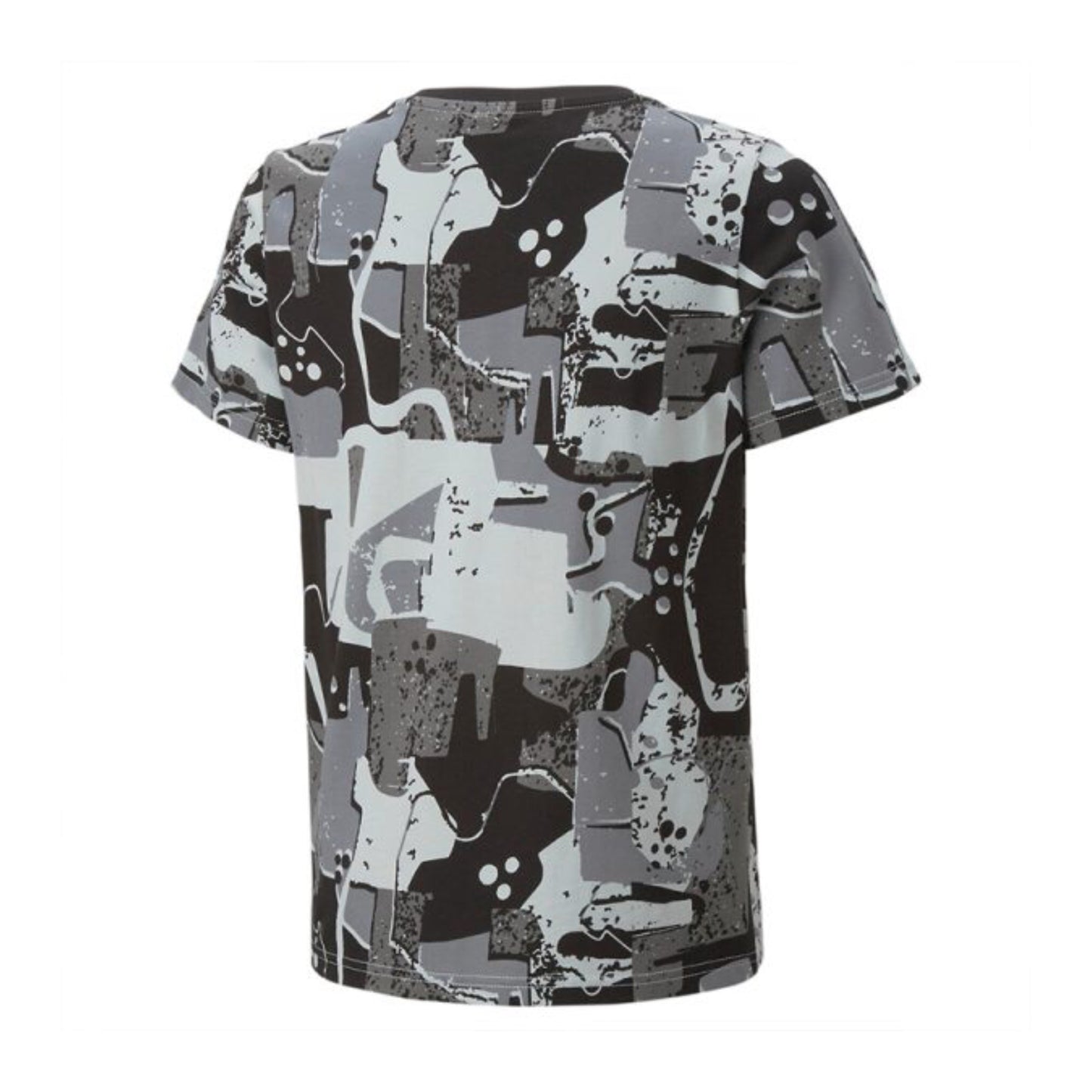 Puma Junior Kids / Youth Boy’s Street Art Top Tee T-Shirt (Black-grey)
