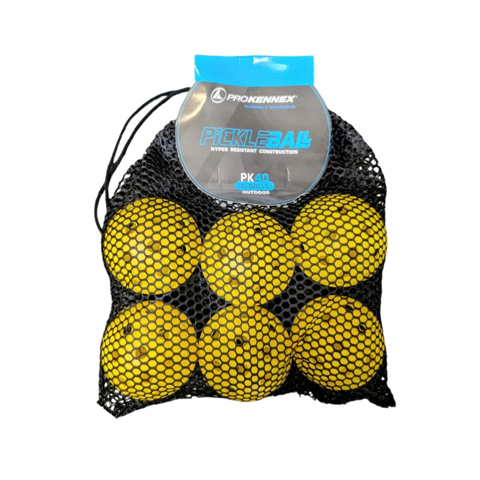 ProKennex Pickleball: balls (6 balls pack) - 爱游戏体育-爱游戏|爱游戏官方网站