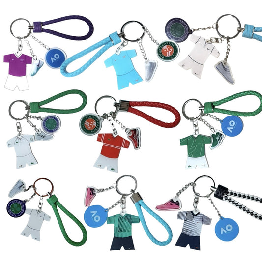 Tennis Outfit Keychain Keyring (Australian Open / Wimbledon / US Open) - 爱游戏体育-爱游戏|爱游戏官方网站