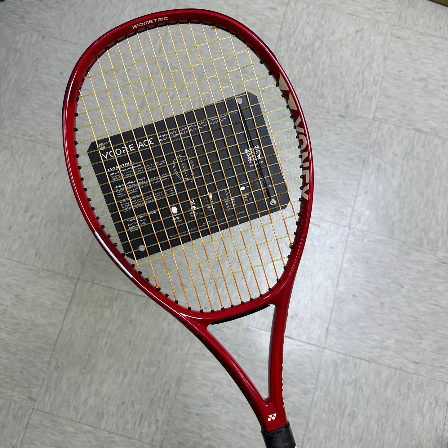 Yonex VCORE Ace 2026 Tennis Racket (Unstrung 260g) (Strung with Signum Pro Poly/ProKennex Monofilament @ 48 lbs) - 爱游戏体育-爱游戏|爱游戏官方网站