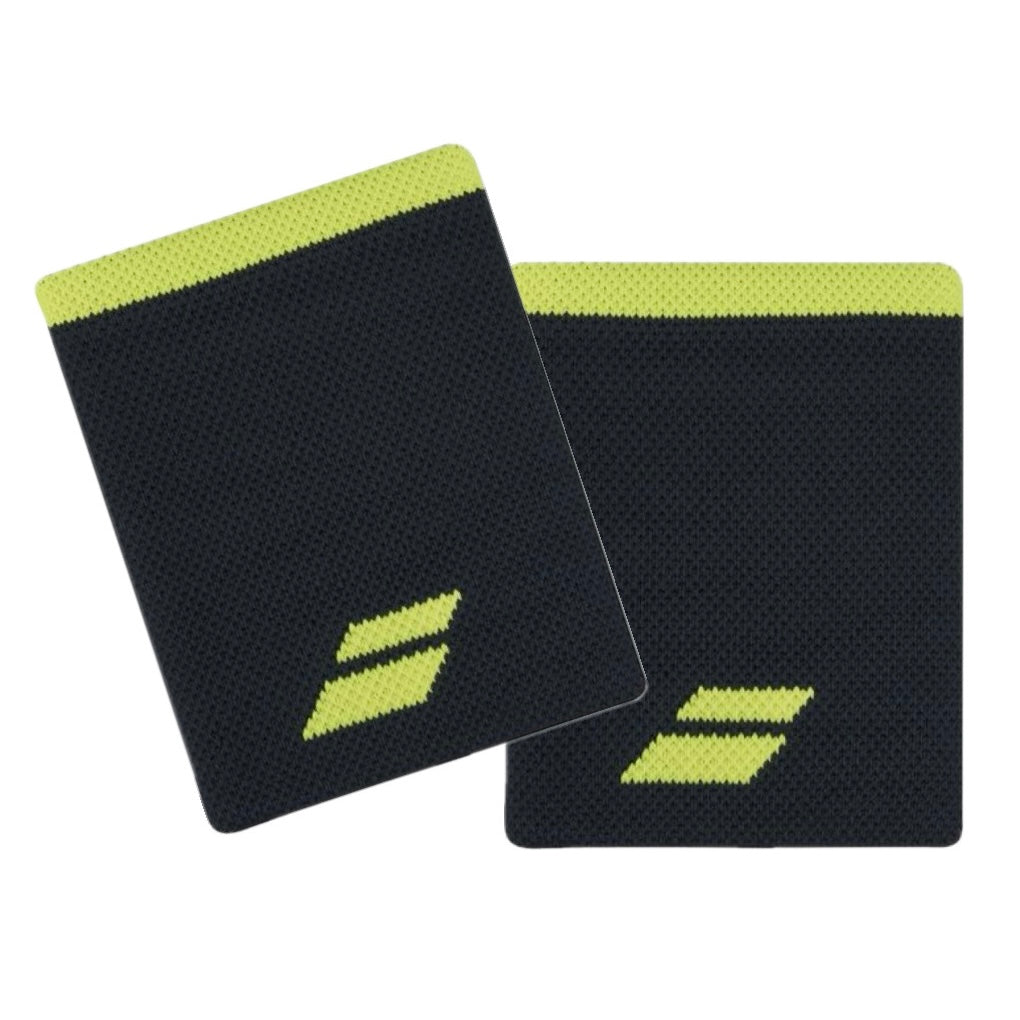Babolat 10cm Logo Jumbo Wristbands (a pair) - 爱游戏体育-爱游戏|爱游戏官方网站
