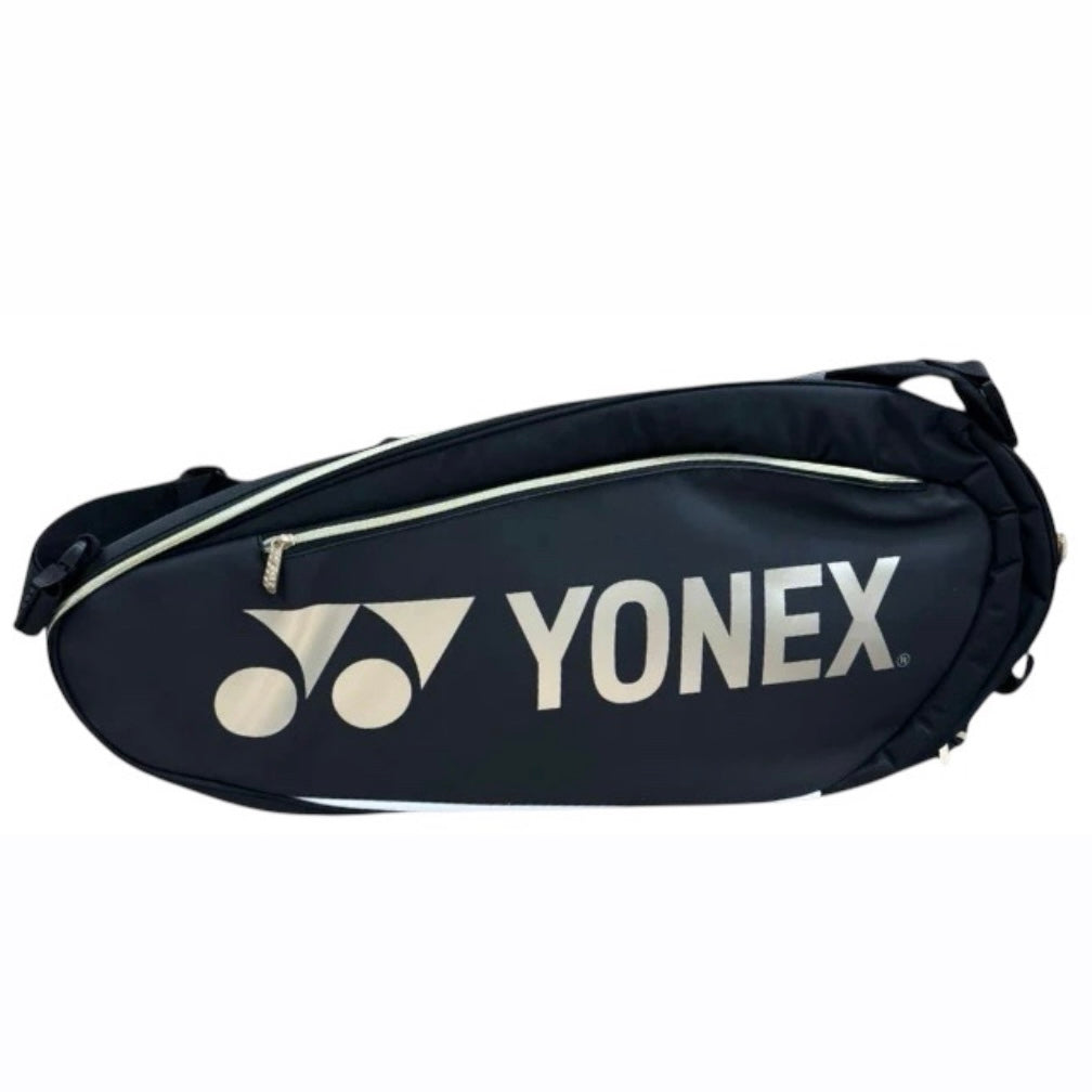 Yonex Professional (6 Pack) Racket Bag (Jet Black-Star White-Light Gold) - 爱游戏体育-爱游戏|爱游戏官方网站