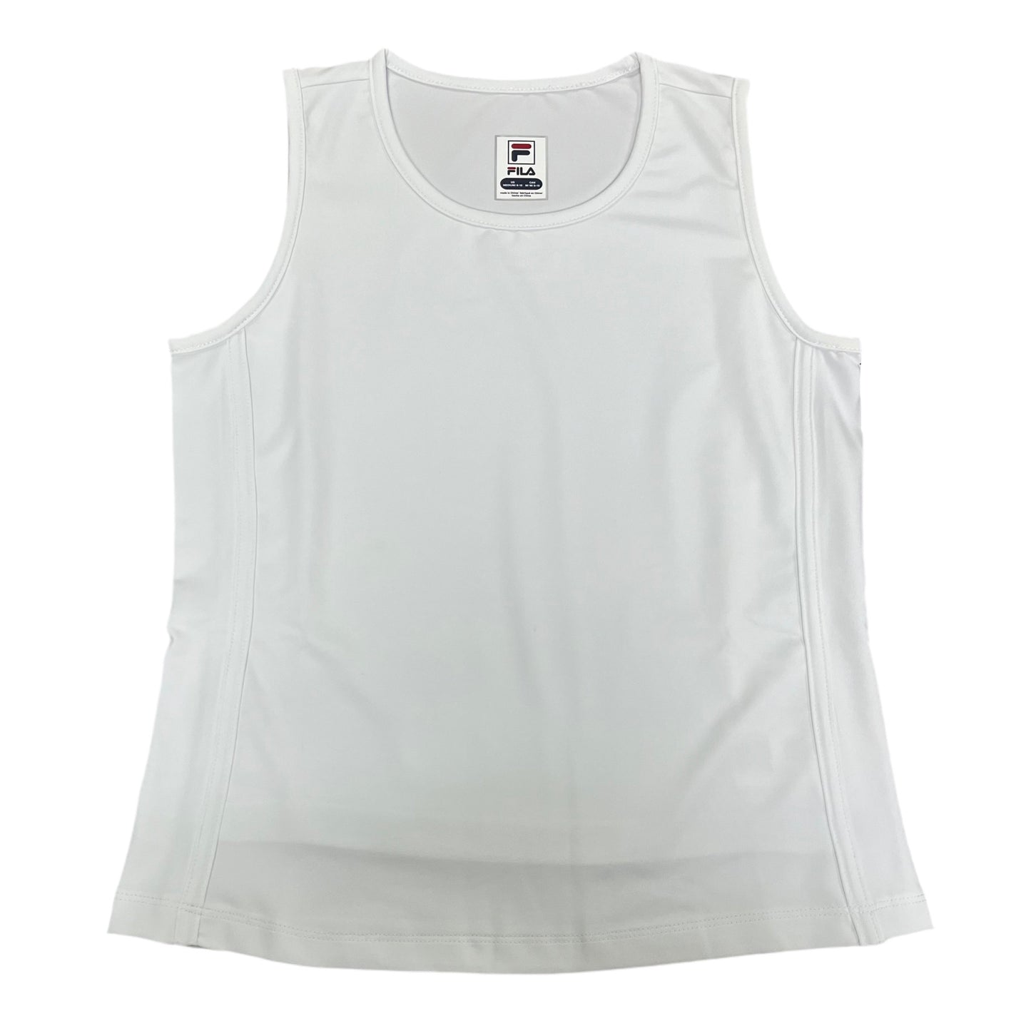 FILA Junior Kids / Youth Girl’s Piped Tank Top (White)