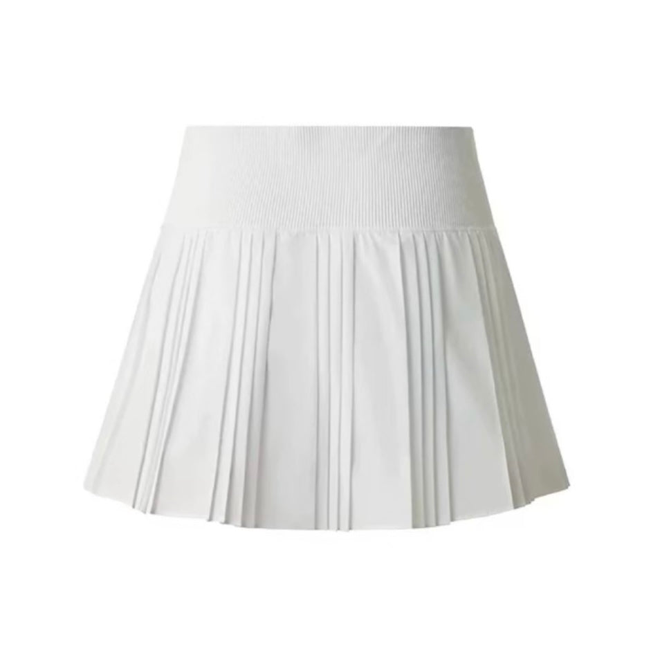 Yonex Women's Pleated Tennis Skirt (White)