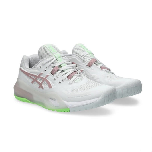 Asics Gel-Resolution X Women's Tennis Shoes (White-Morganite) - 爱游戏体育-爱游戏|爱游戏官方网站