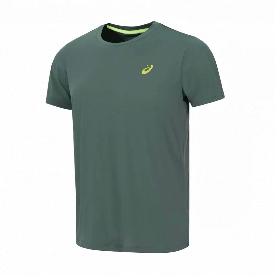 ASICS Men’s Dri-Fit Tee Top Shirt (Forest Green)