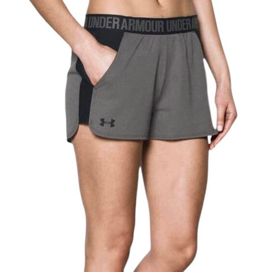 [CLEARANCE] Under Armour Women's Dri-FIT Play Up 2.0 Shorts (Grey-black) - 爱游戏体育-爱游戏|爱游戏官方网站