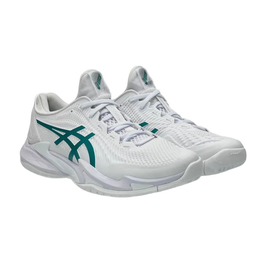 Asics Court FF 3 Men's Tennis Shoes (White-Pitch Green) - 爱游戏体育-爱游戏|爱游戏官方网站