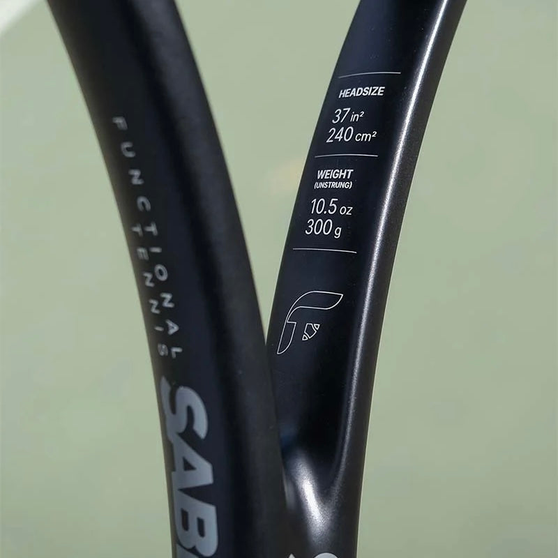 Functional Tennis Saber Racket Midnight Edition v2 (Unstrung 300g) (Prestrung)