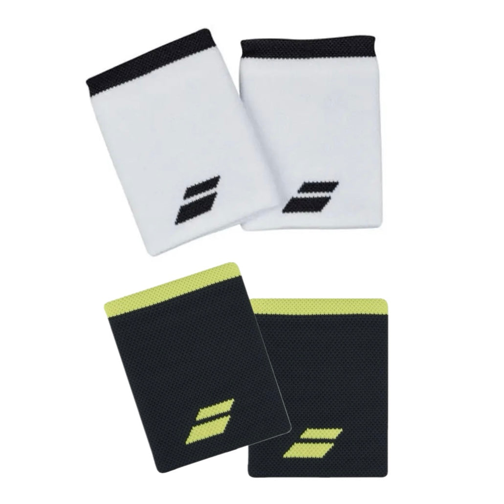 Babolat 10cm Logo Jumbo Wristbands (a pair) - 爱游戏体育-爱游戏|爱游戏官方网站