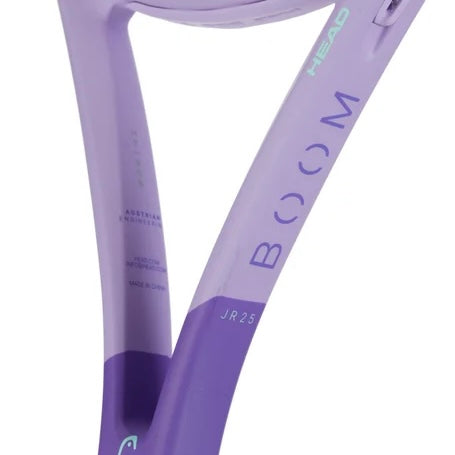 Head Boom 25" Junior Purple Tennis Racket 2026 (prestrung)