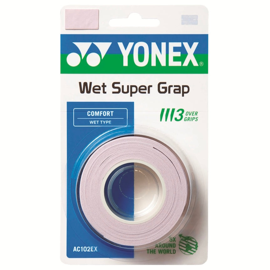 Yonex Super Grap Synthetic Overgrip (3 pieces) - 爱游戏体育-爱游戏|爱游戏官方网站