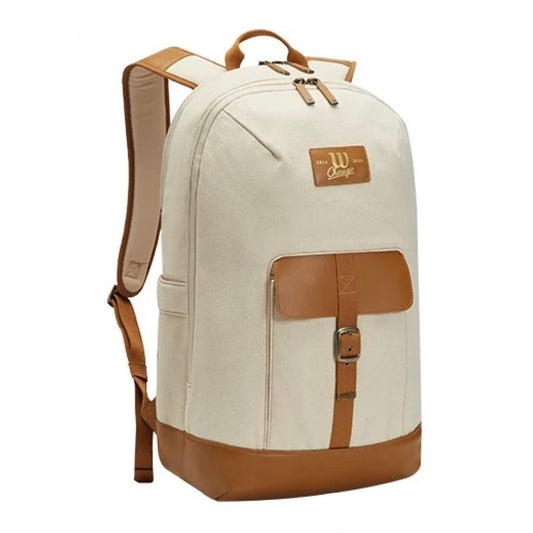 Wilson 110th Anniversary Backpack Bag (Cream-Brown)