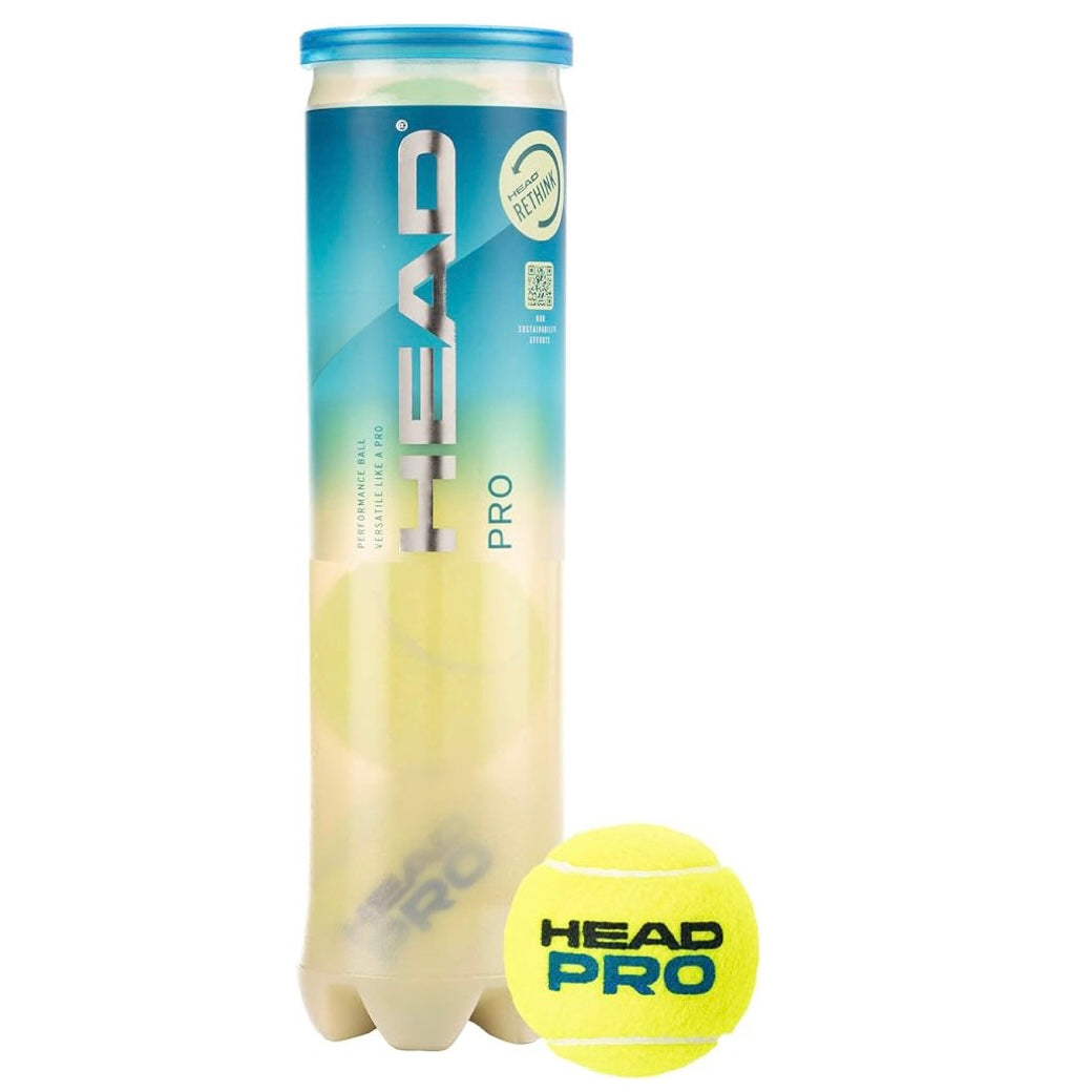 Head Pro Tennis Balls 4B (4 balls per can) - 爱游戏体育-爱游戏|爱游戏官方网站