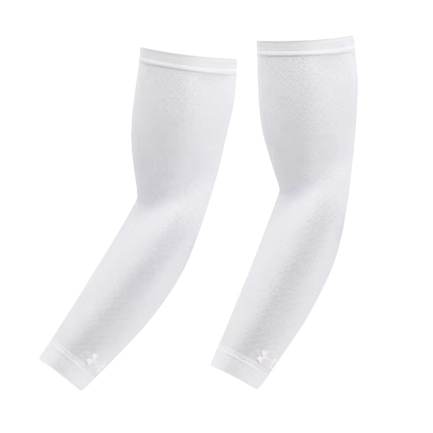Under Armour UV Protection Arm Sleeves (Black / White)