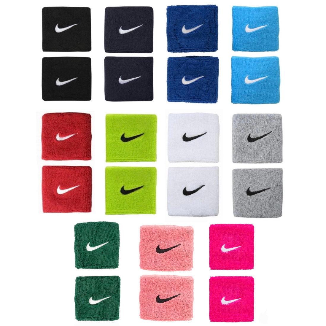 Nike Swoosh Singlewide 2.5” Wristbands (a pair) - 爱游戏体育-爱游戏|爱游戏官方网站