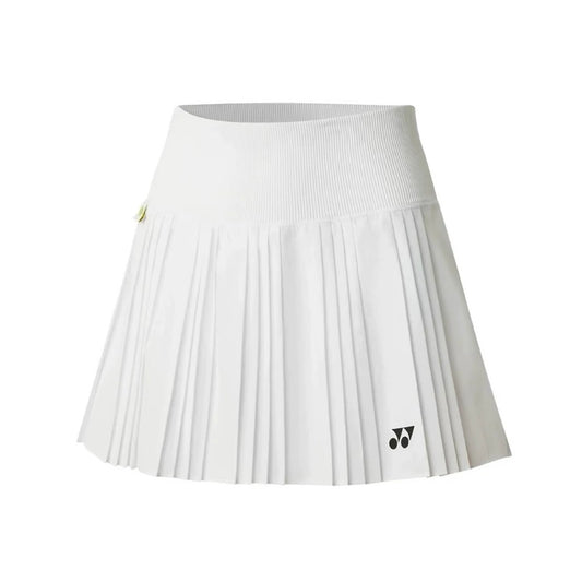 Yonex Women's Pleated Tennis Skirt (White)