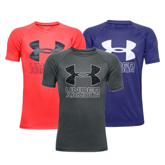 Under Armour Junior Kids / Youth Boy’s Fall Tech Logo Crew - 爱游戏体育-爱游戏|爱游戏官方网站