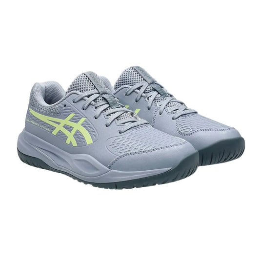 Asics Gel-Resolution X GS Junior Tennis Shoes (Grey Blue-Pistachio)