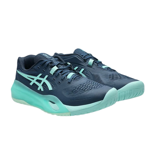 Asics Gel-Resolution X Men’s Tennis Shoes (Night Sky-Illuminate Mint) - 爱游戏体育-爱游戏|爱游戏官方网站