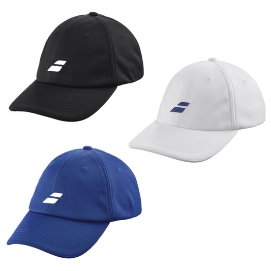 Babolat Kids / Youth Junior Pure Logo Cap Unisex (Black / Blue / White)