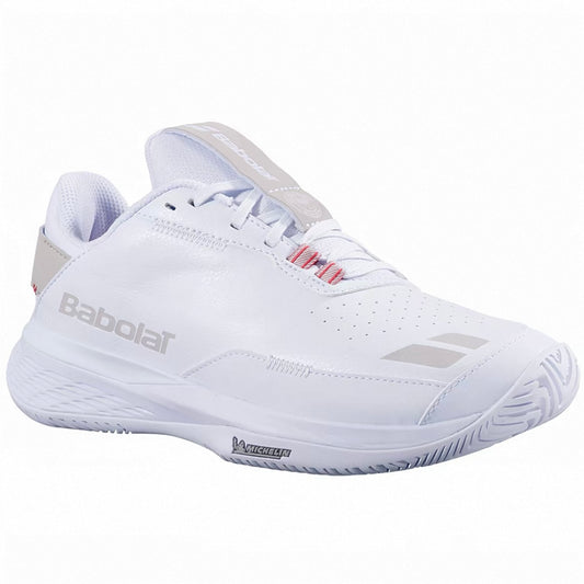 Babolat SFX Evo All Court Wimbledon Women's Tennis Shoes (White-Grey)
