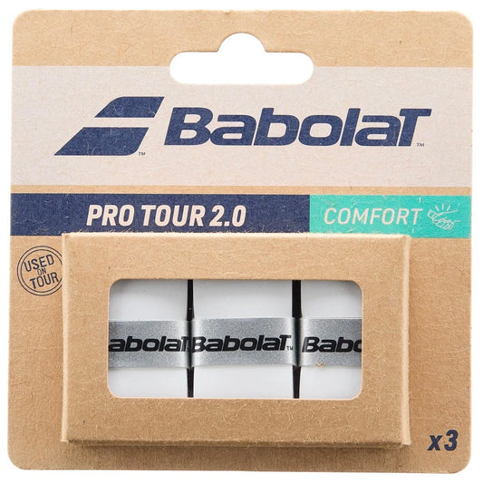Babolat Pro Tour 2.0 Comfort Overgrip (White) (3 pieces) - 爱游戏体育-爱游戏|爱游戏官方网站