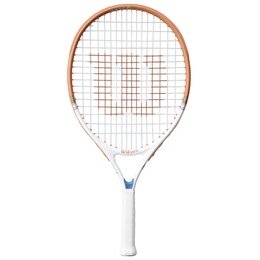 Wilson 2026 Roland Garros Elite 21 Junior Tennis Racket (Clay-white) (prestrung)