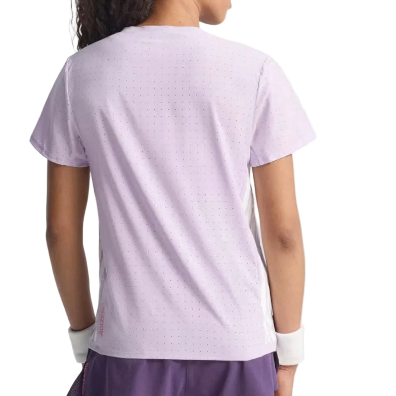 Adidas Women's Adizero Running Tee Top T-Shirt (Purple)