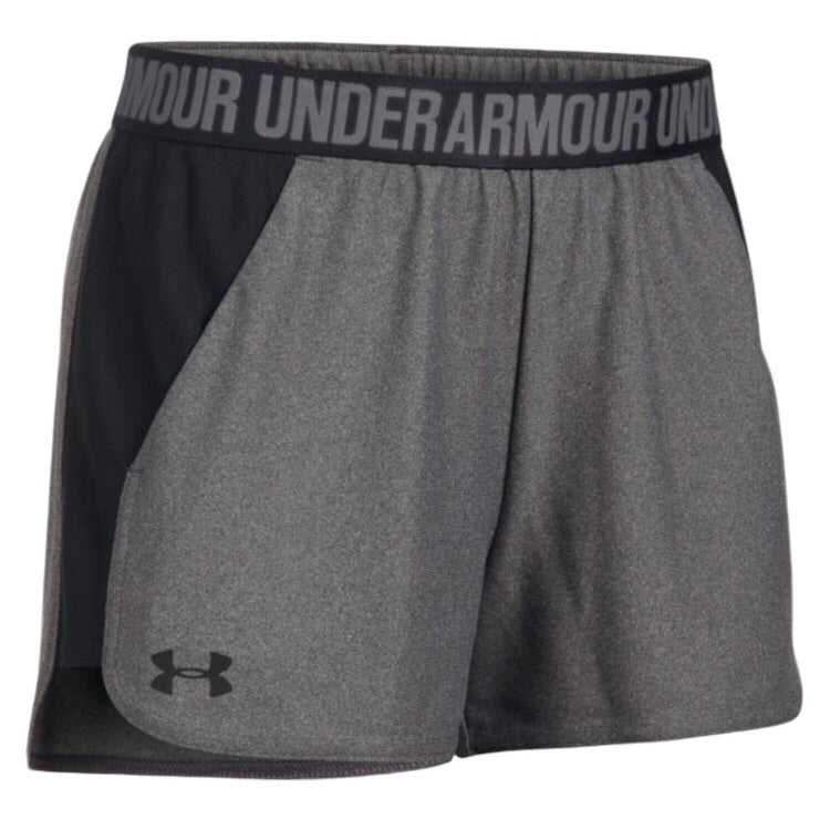 [CLEARANCE] Under Armour Women's Dri-FIT Play Up 2.0 Shorts (Grey-black) - 爱游戏体育-爱游戏|爱游戏官方网站