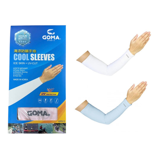Goma Aqua-X UV Protection Cool Arm Sleeves (Pink / White / Blue)