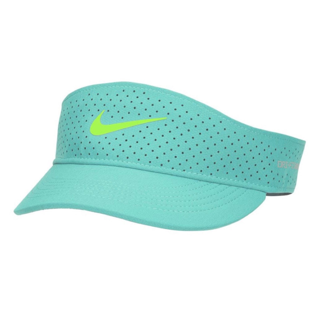 Nike Advantage Ace Visor (Aqua Turquoise-Lime)