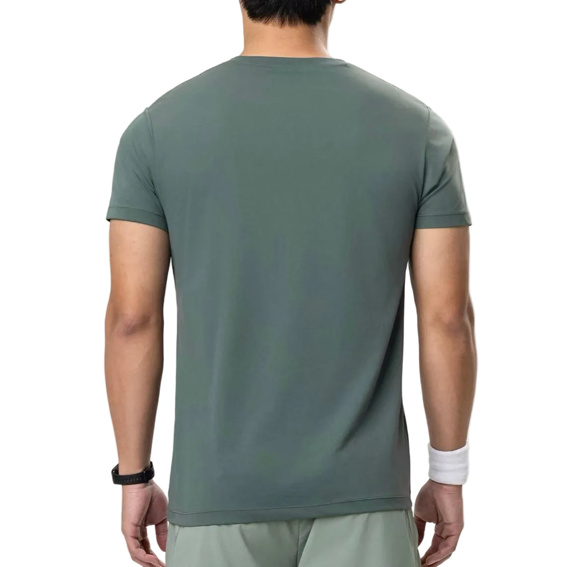 ASICS Men’s Dri-Fit Tee Top Shirt (Forest Green)